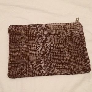 Leather clutch